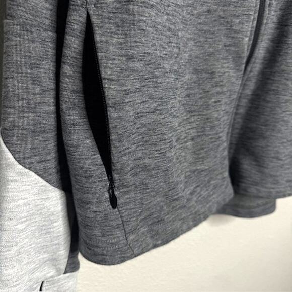 Puma Womens Charcoal Colorblock Solid DRY-CELL Hooded Sweatshirt Sz Medium - Picture 5 of 16